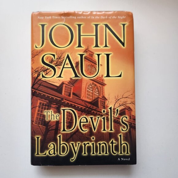 The Devils Labyrinth By John Saul Hardcover Novel - VG - Picture 1 of 9